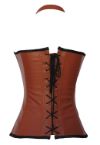 Faux Leather Corset